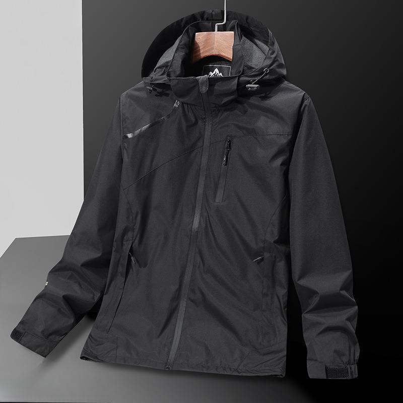 Outdoor Jacket Men's Spring and Autumn Windproof Waterproof Fashion Trend Autumn Large Size Couple Jacket Men's Jacket