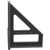Деревообрабатывающий квадратный транспортир 45 90 градусов, угломер, треугольная линейка, разметочный инструмент для