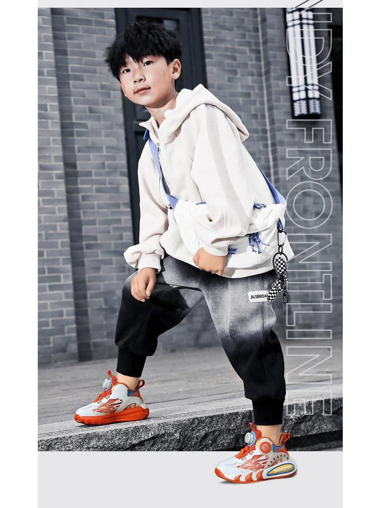 Кроссовки Babudou Boys' Double Mesh - 2025 Осень/Зима Новый Стиль Модная Беговая Обувь для Детей