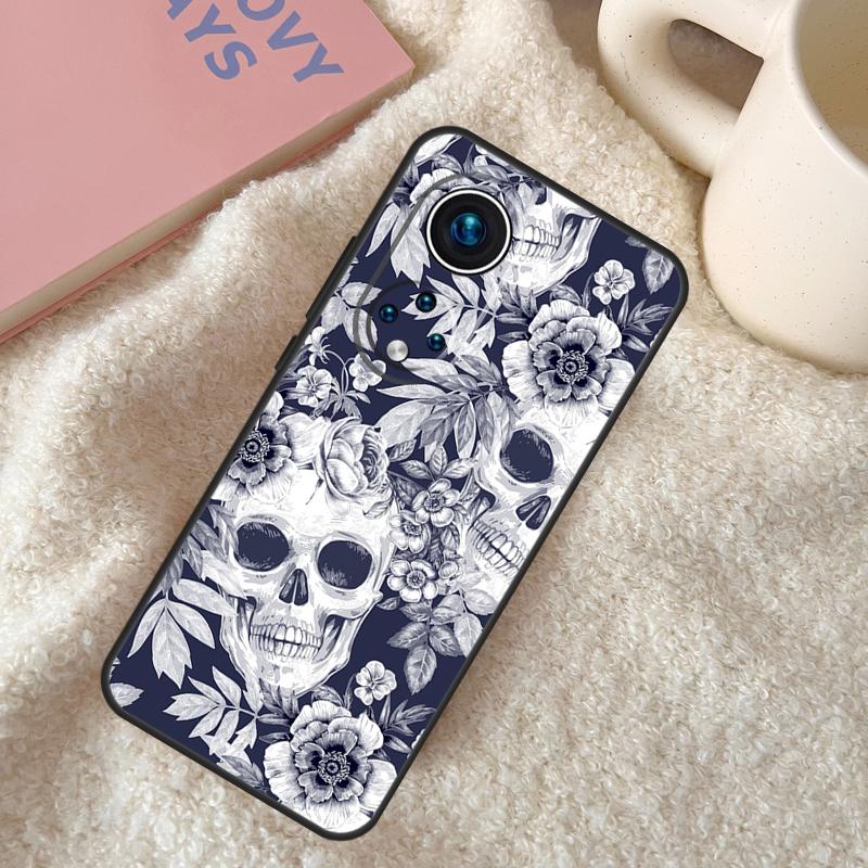Чехол-арт с рисунком скелета и черепа для Honor Magic 7 5 6 Lite Honor 200 Pro 50 70 90 Lite X9b X9a X8b X8a X8 X9 X9c Чехол