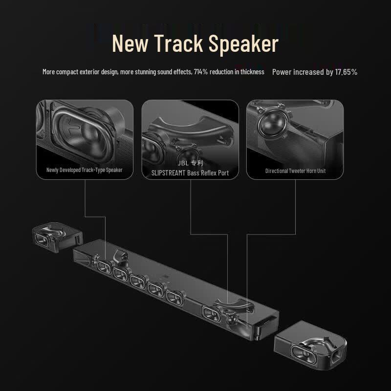 JBL BAR800MK2 7.1 Dolby Atmos Soundbar with Wireless Subwoofer (CN version)