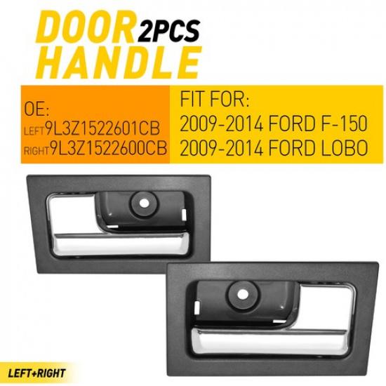 Внутренняя ручка двери Передняя Задняя Левая Правая Для Ford F150 F-150 Lobo 2009-14