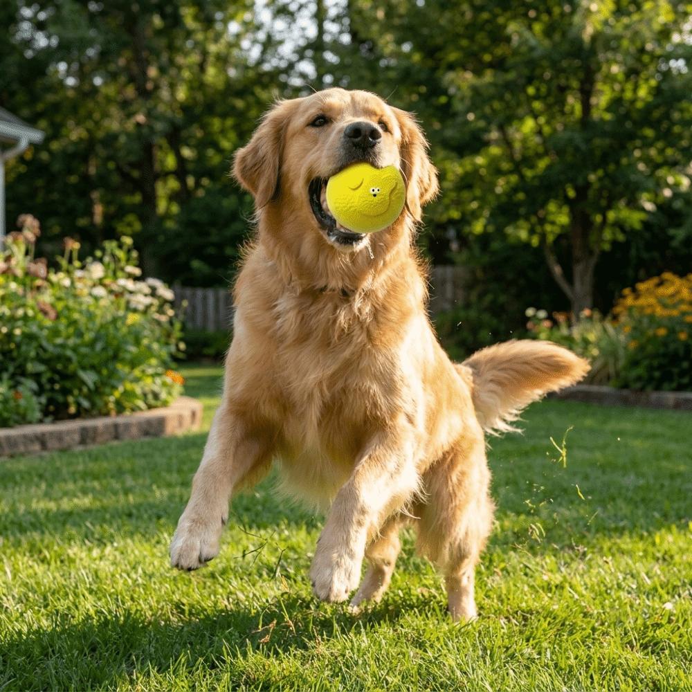 High Elasticity Pet Toy Ball Latex Squeaky Toy Ball Molar Ball Teeth Cleaning Toy Pet Supplies