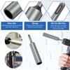 2Pcs Ground Rod Driver Bit Wear Resistant Steel Professional SDS Plus Drill High Hardness Hardware Tool Adapter for Hammer Drill