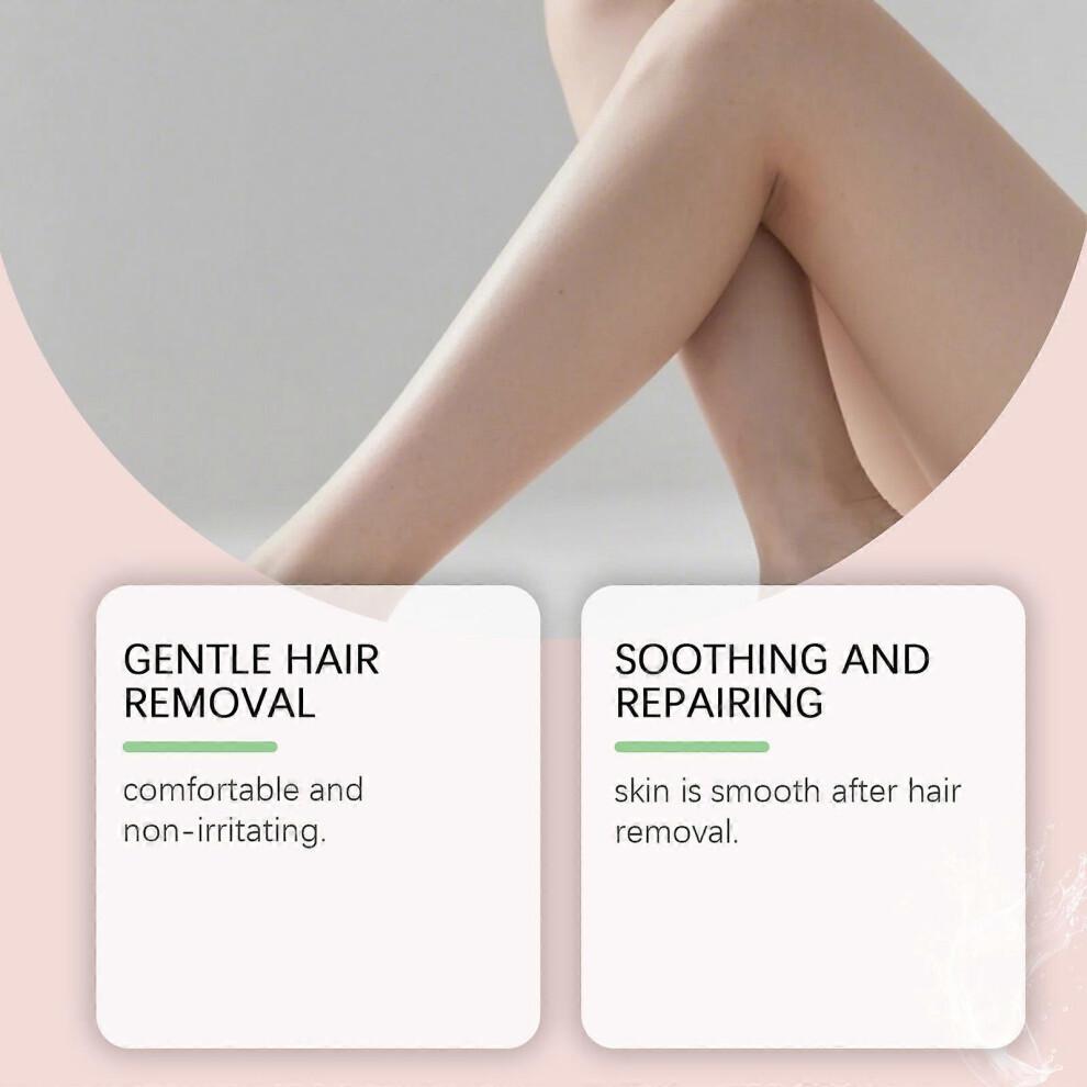 (1pcs)Bare Basics No Shave Hair Removal Cream for Sensitive Skin 150g Fast Gentle Depilatory for Soft Smooth Skin