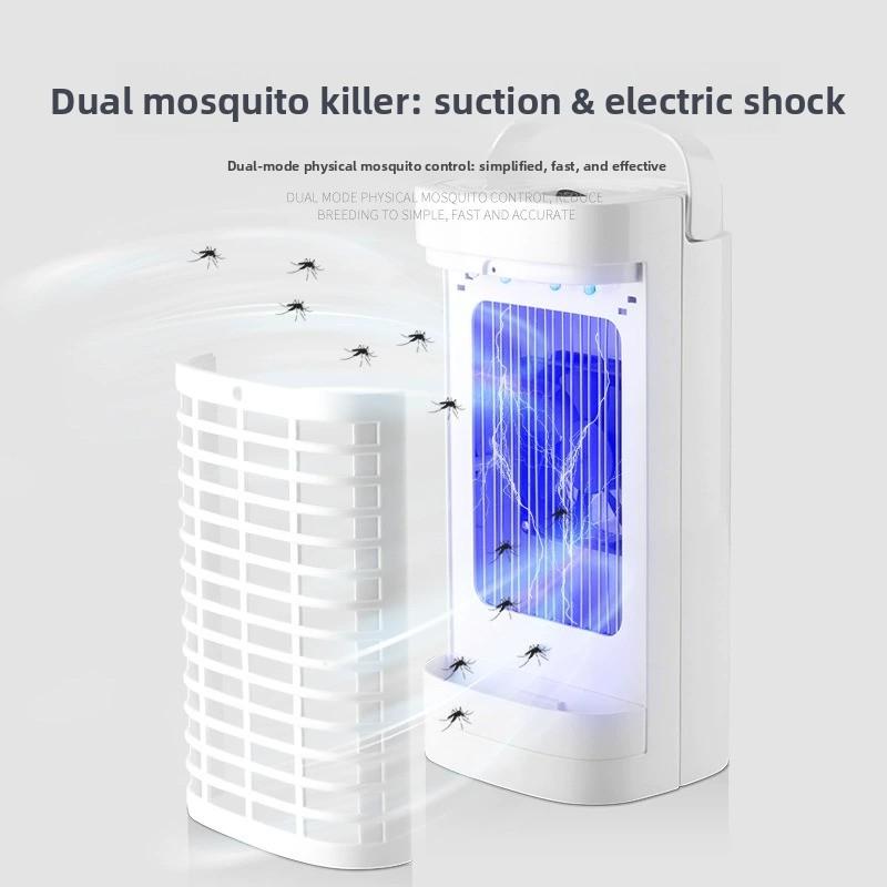 Lámpara antimosquitos eléctrica LED, trampa para insectos silenciosa para interiores y hogar