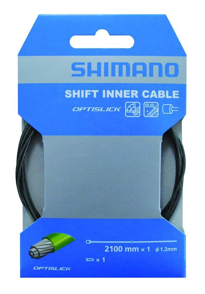 Трос переключения скоростей внутренний Optislick x 2100мм Y60198100 [Shimano] ROAD/MTB 1.2мм