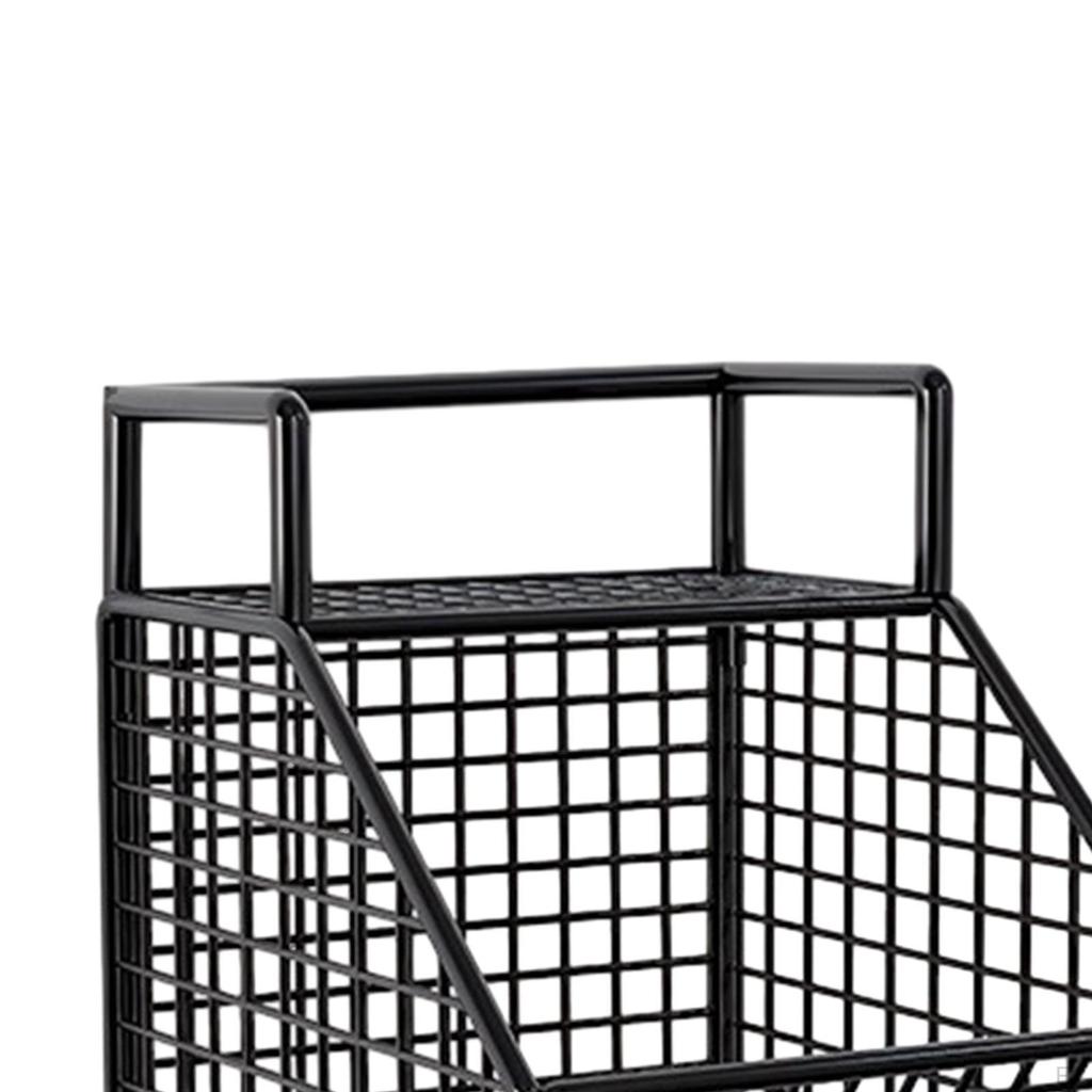 Adhesives Small Metal Basket Farmhouse Food Storage Mesh Bin Fruit Shelf Vegetable Rack Kitchen