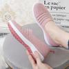 Spring and Summer New Flying Woven Old North Cloth Shoes Women's Casual Running Sports Shoes Summer Mesh Shoes Non-slip Breathable Single Shoes