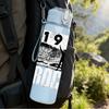 1PC 1976 Black Text 750ml sports water bottle leakproof straw lid outdoor office home