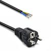 Qoltec Kabel Zasilający Schuko Cee 7/7 (E/F) | Miedź Cu | Odizolowany Lutowany | 3X0.75 Mm² | 3M