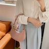 Women's Clutch Handbags Fashion Solid Color PU Underarm Shoulder Bag Female Bag