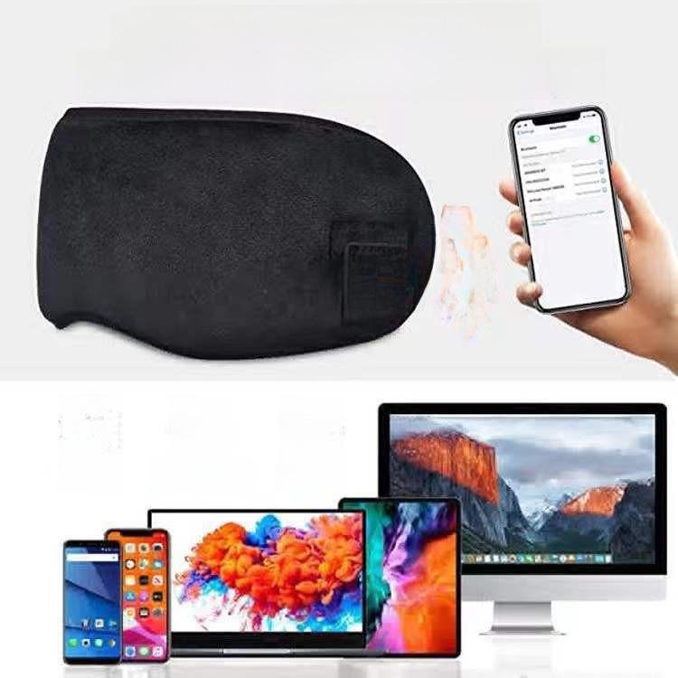 Гарнитура с 3D-маской для глаз Bluetooth: Умные беспроводные музыкальные наушники с дышащей светонепроницаемой маской для сна