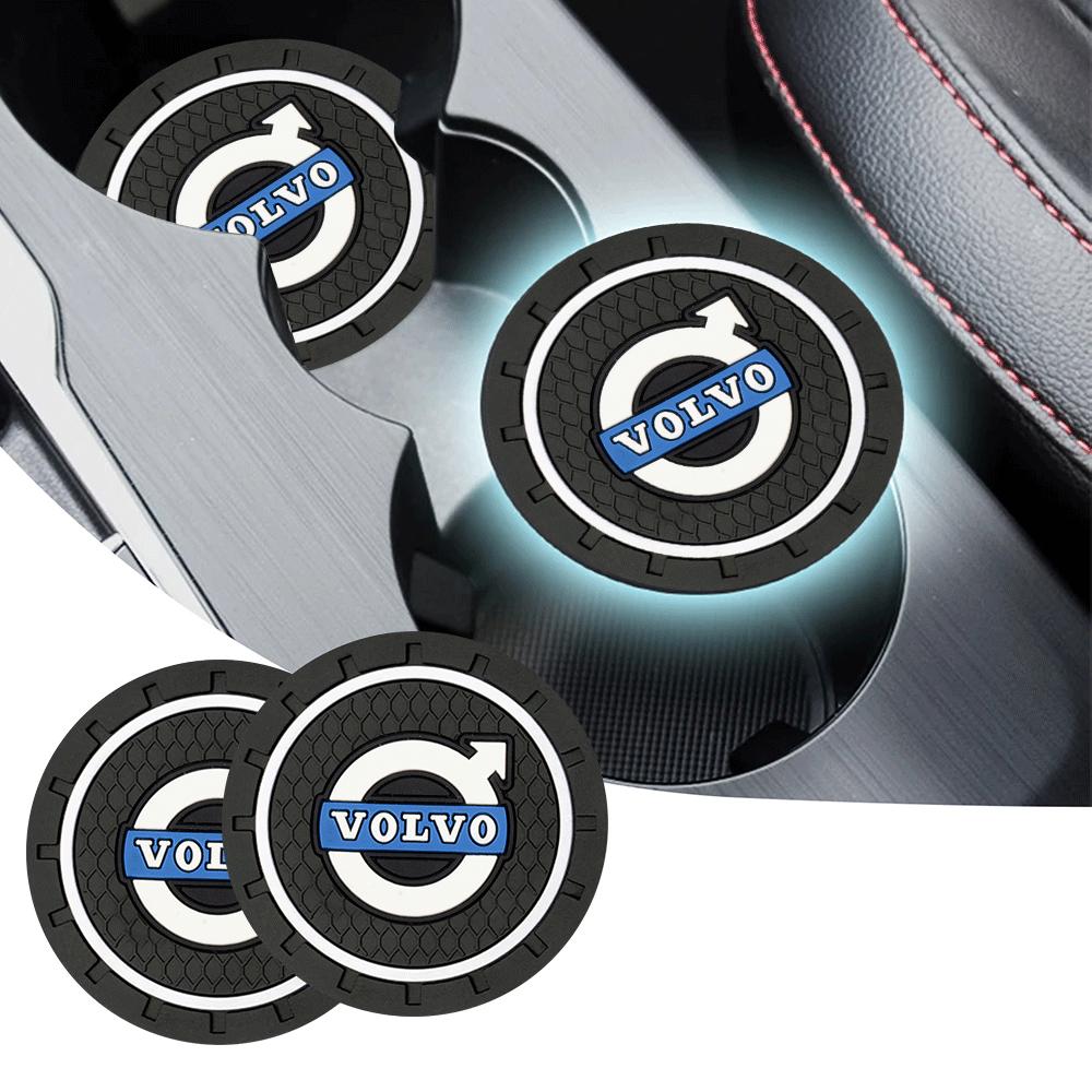 1/2 шт. для Volvo XC60 V60 S60 V40 V50 S40 S80 C30 XC40 XC70 V90 Автомобильная противоскользящая подставка Силиконовая подставка под стакан Держатель для стакана Антискользящий коврик