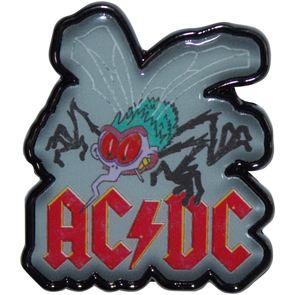 AC/DC Pin Fly Badge