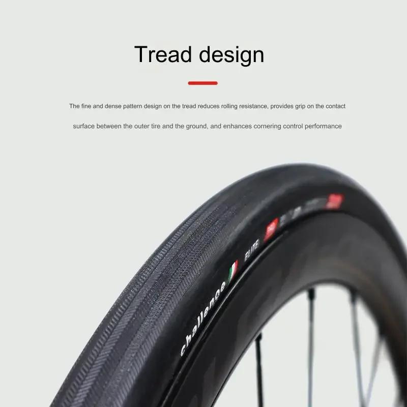 Challenge Elite Road Bicycle tire 700x25C 260TPI Made in Italy 700C Cycing Bike Tyre