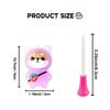 Shiba Inu Pattern Golf Tee with Flashing Ball Pegs and Anti-Lost Cartoon Figurine Holder