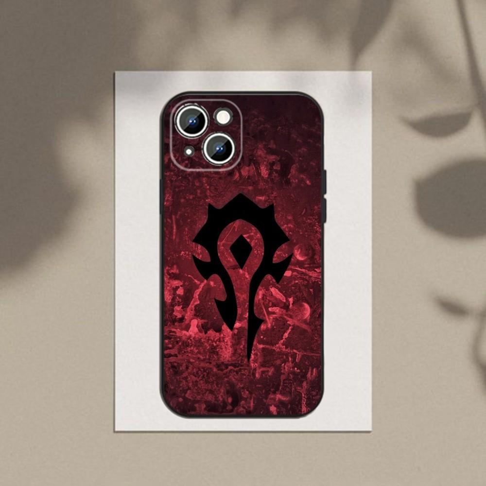 W-World Of W-Warcraft Phone Case For Apple iPhone 15,14,13,12,11,XS,XR,X,8,7,Pro,Max,Plus,mini Silicone Black Cover
