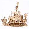 3D деревянная головоломка Пиратская таверна DIY модель дома Наборы для сборки Игрушка Подарок для детей Взрослых Декор для дома