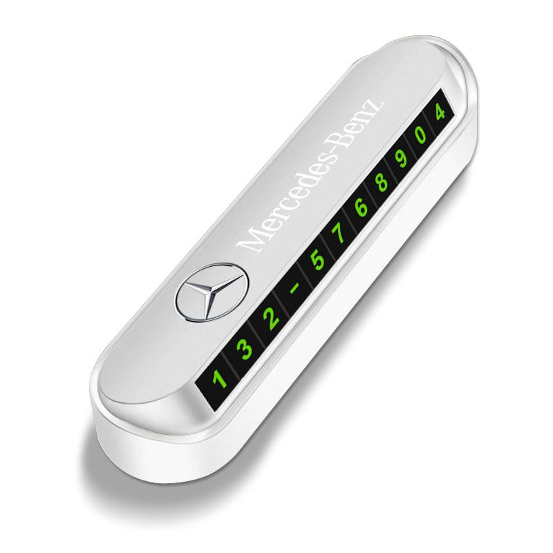 1 шт. Автомобильная временная парковочная карта Карта с номером телефона Наклейка-табличка Mercedes benz AMG C E S GLE CLC Class W204 W203 W205 W124 W221 W213 W212