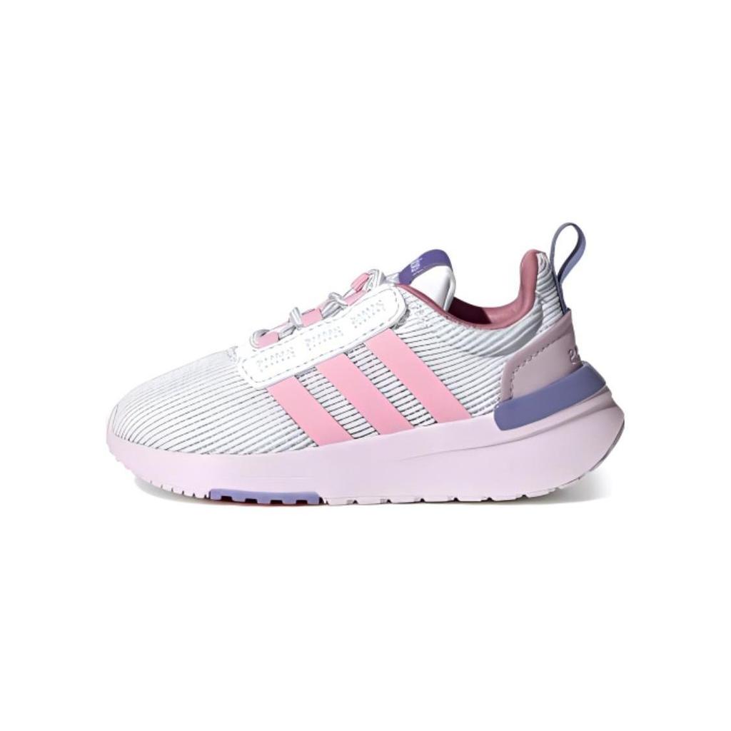 Adidas Neo Racer TR21 Comfortable Slip Resistant Abrasion Resistant Low top Toddler Shoes Pink Baby GZ3365
