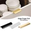 Кухонная кромка, ручка-пуля для пальцев, скрытые ручки для шкафов, аксессуары, скрытые ручки-рейлинги