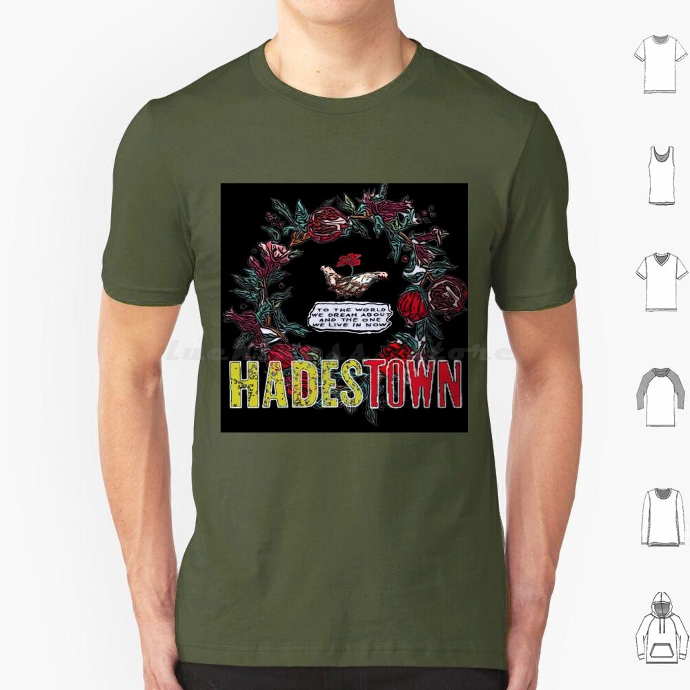 Футболка с принтом мюзикла Hadestown 6XL Хлопок Крутая футболка Hadestown Музыкальный Сцена Театр Актер Актриса Певец Танцор Исполнитель