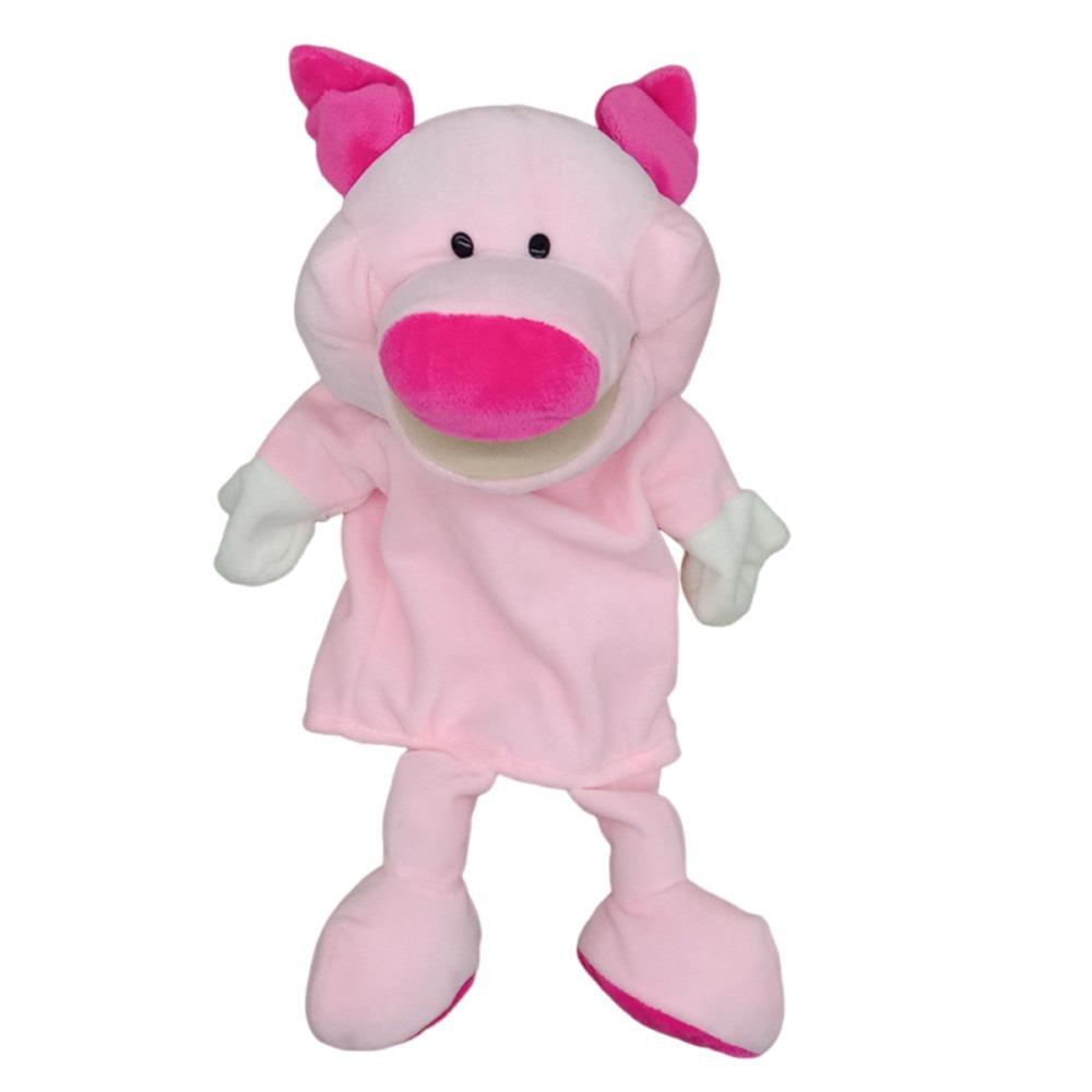 Тигр Обезьяна Кролик Животное Ручная кукла 35 см Ролевые игрушки для пальцев Дети Подарки на день рождения