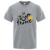 Le Tour De franceS T Shirts Women Men Bicycle Cycling Jersey Printing Tour De France Cycling Unisex Tee Street  Loose Sports Top