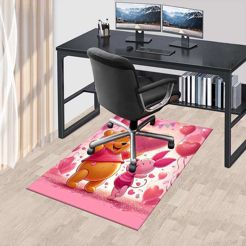 Piglet Winnie Pooh Celebrate Love Carpet For Playroom Bedroom Living Room Sofa Home Decorkids Game Area Rug Nonslip Floor Mat
