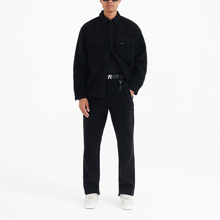 REPRESENT Shirts Men's Black Lapel Moderate Shirt M06076-44