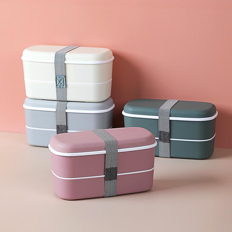 Портативные ланч-боксы с отсеком для хранения, пригодные для разогрева в микроволновой печи, контейнеры для еды, офисные работники, студенты, ланч-боксы