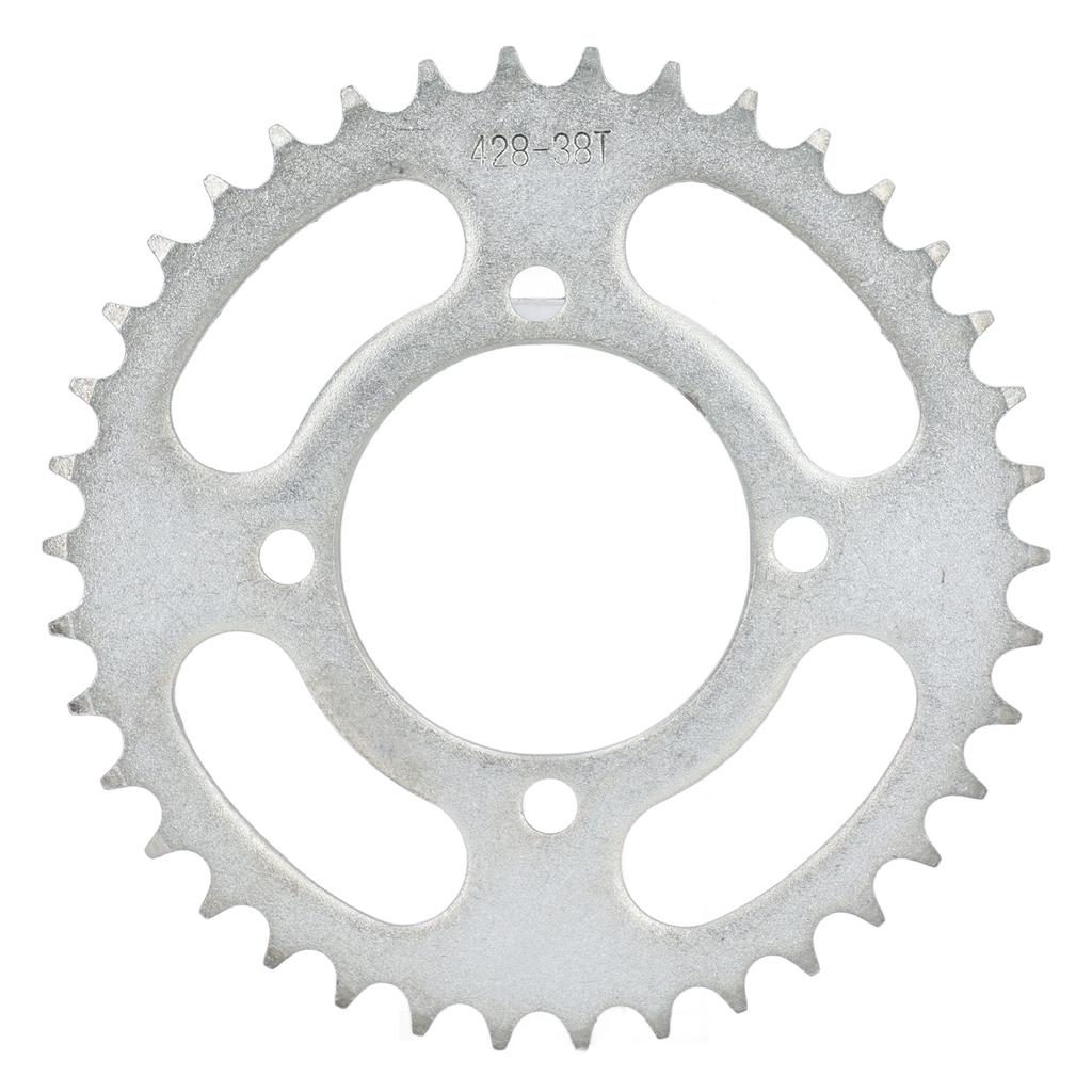 3PCS Motorcycle Rear Sprocket Cog Steel 428 38T Rear Sprocket Cog for ATV 4 Pit Off Road Bike Go Kart