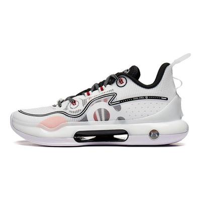 Баскетбольные кроссовки Li Ning Yu Shuai Evolution Low Laser легкие дышащие низкие мужские белые ABAS161-1