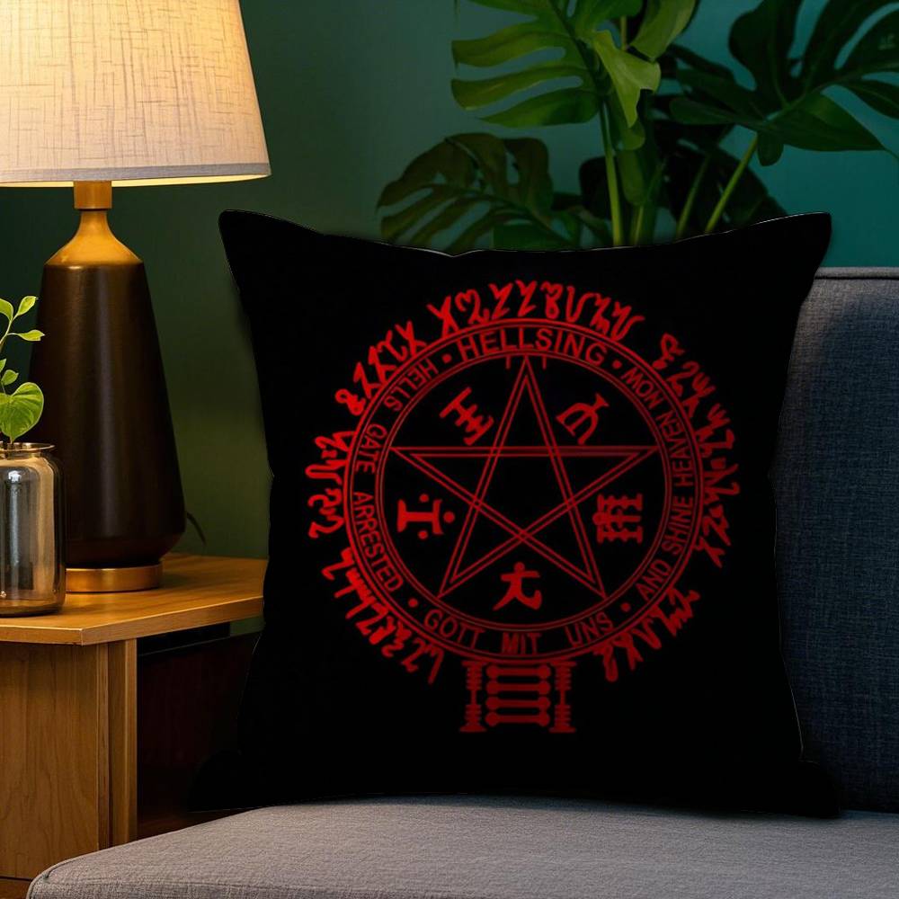 Аниме C-Castlevania Игровая Наволочка Диван Гостиная Спальня Двусторонняя печать Квадратная Подушка Наволочка для подушки для сна