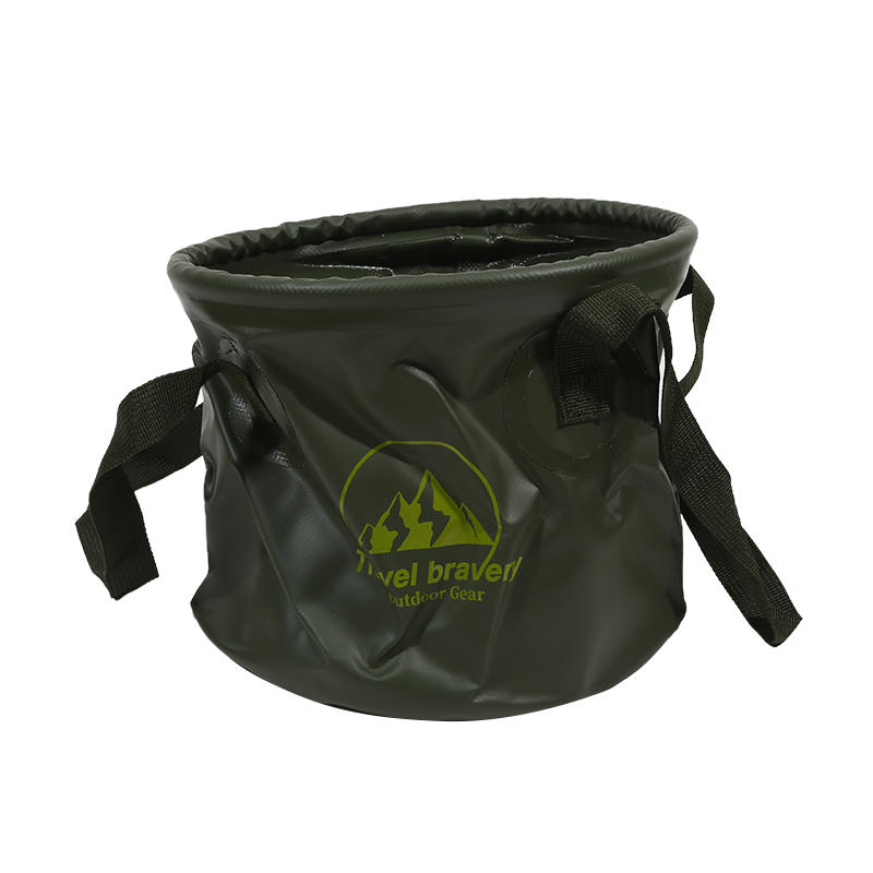 10L Camping Bucket Waterproof Water Storage Bucket Portable Water Bag Foldable Basin With Handle Camping Supplies