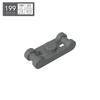 BRICKE 78257 1x1 Double-Sided Armrest Hinge Plate Compatible with LEGO Parts