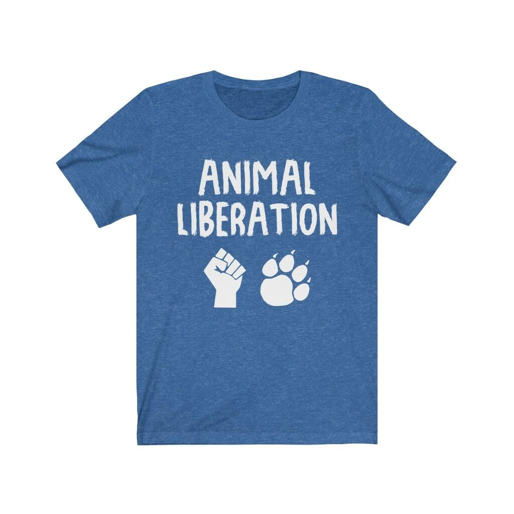Animal Liberation TShirt Save Animals Shirt Vegan Vegetarian Tee Unisex Shirts