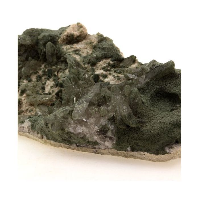 Quartz fumé + Chlorite 672.8 carats