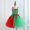 Kids Christmas Elf Costume Accessories for Girl 2-12 Christmas Birthday Photography Includes Dress and Christmas Hat