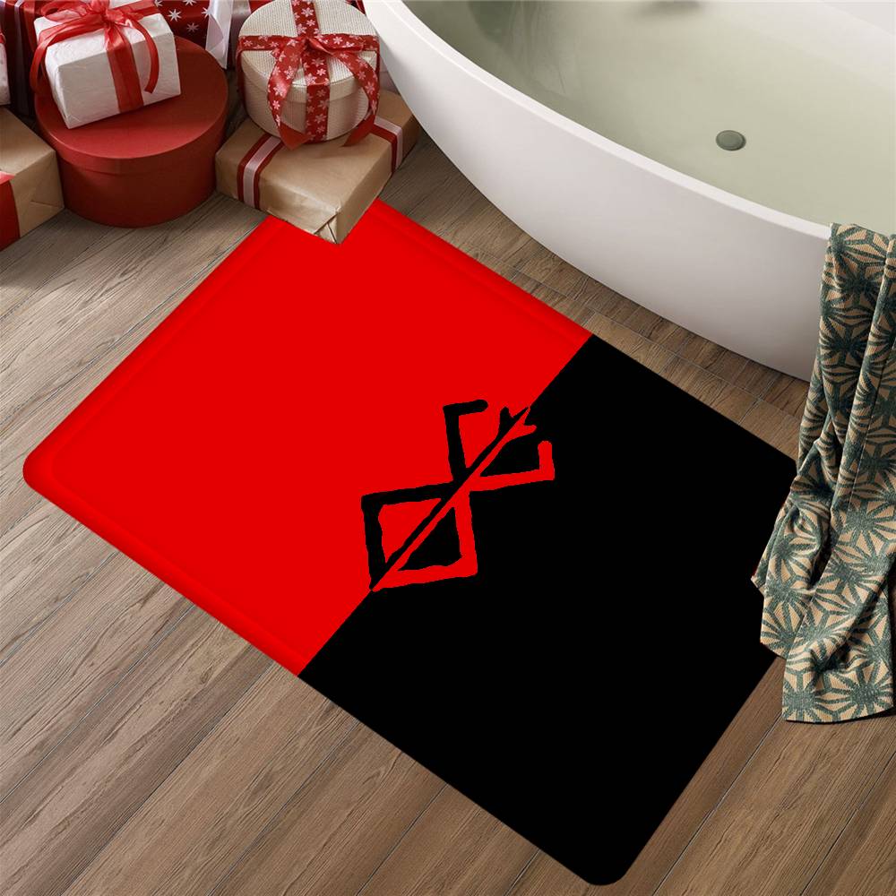Berserk Guts Anime Floor Mat Nordic Style Home Doormat Bathroom-Toilet Mats Bedroom Hotel Decor Mat