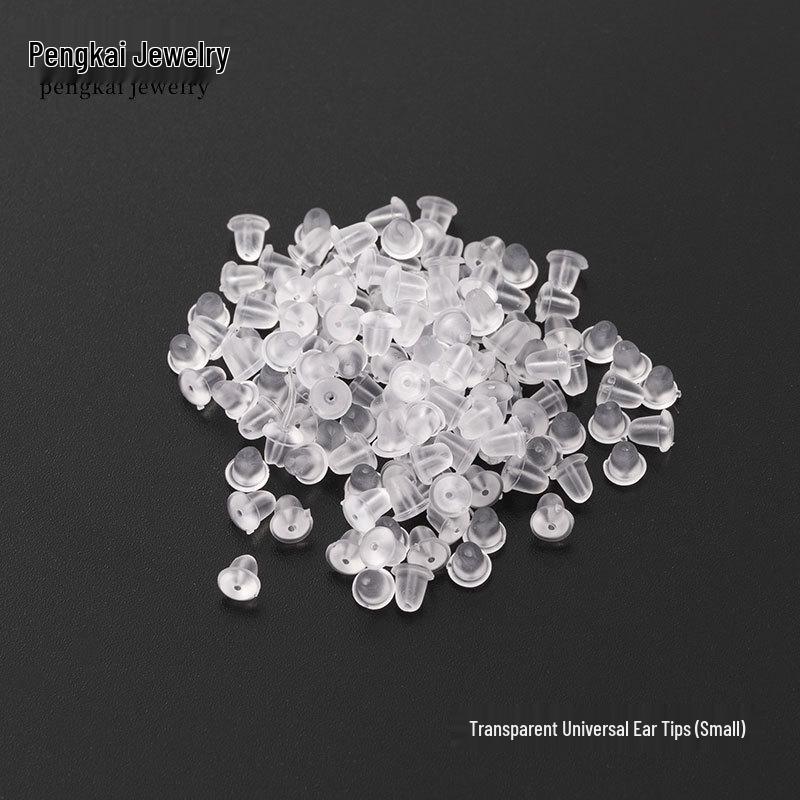 DIY Jewelry Accessories: Hypoallergenic Silicone Earring Backs & Stainless Steel Ear Plugs