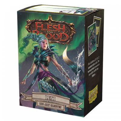 Коробка с матовыми художественными рукавами Dragon Shield Flesh & Blood (Лекси)