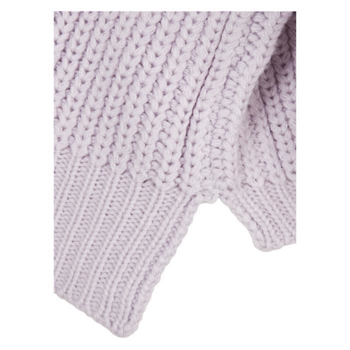 Sweatshirt - Urban Classics - Wide Oversize - Violet lila - Col montant - Manches longues