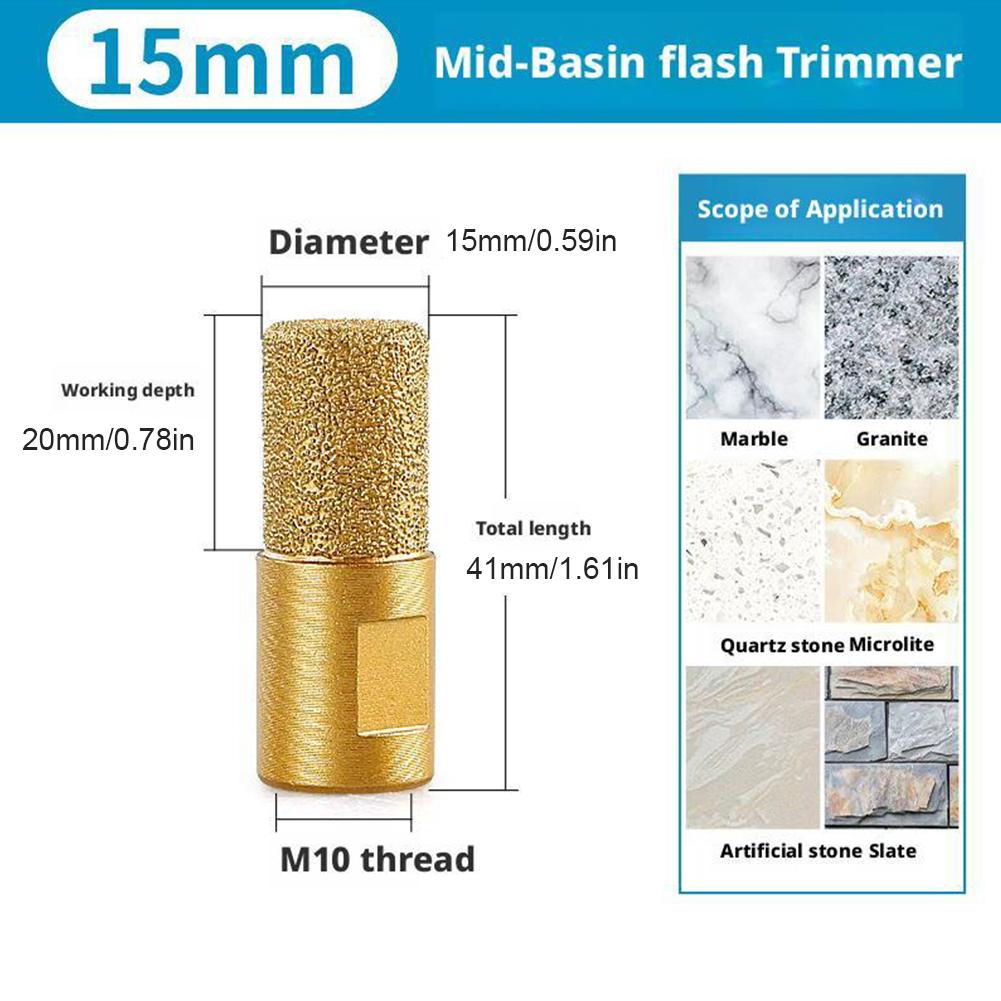 6/10/15 мм Бор Фреза Вращающийся Инструмент Шлифовальная Насадка Для Угловой Шлифмашины Финишная Шлифмашина для Твердых Материалов Инструмент для Ремонта