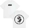Unisex Harajuku Tshirt Rapper Roa Tour 2026 Fashion Music Tshirt Summer Casual Hiphop Loose Cozy Short Sleeve Tshirts Y2K