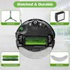 LITE-Запасные части для Irobot Roomba Combo J7+ J9+,Аксессуары включают 1 комплект резиновых щеток, фильтры, боковые щетки