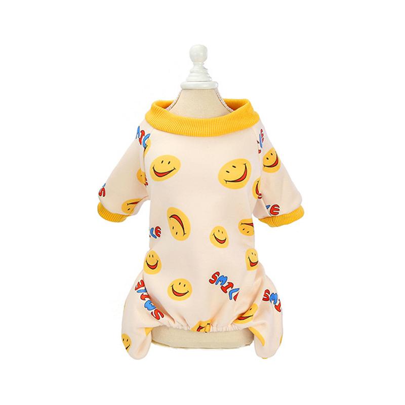 7 цветов принт пижамы для собак маленьких пород весна осень щенок кошка комбинезон йоркширский терьер талисманы одежда honden kleding