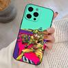 Чехол для телефона JOJO's Bizarre Adventure для iPhone 17,16,15,14,13,12,11 Plus,Pro Max,XS, Мягкий силиконовый черный чехол