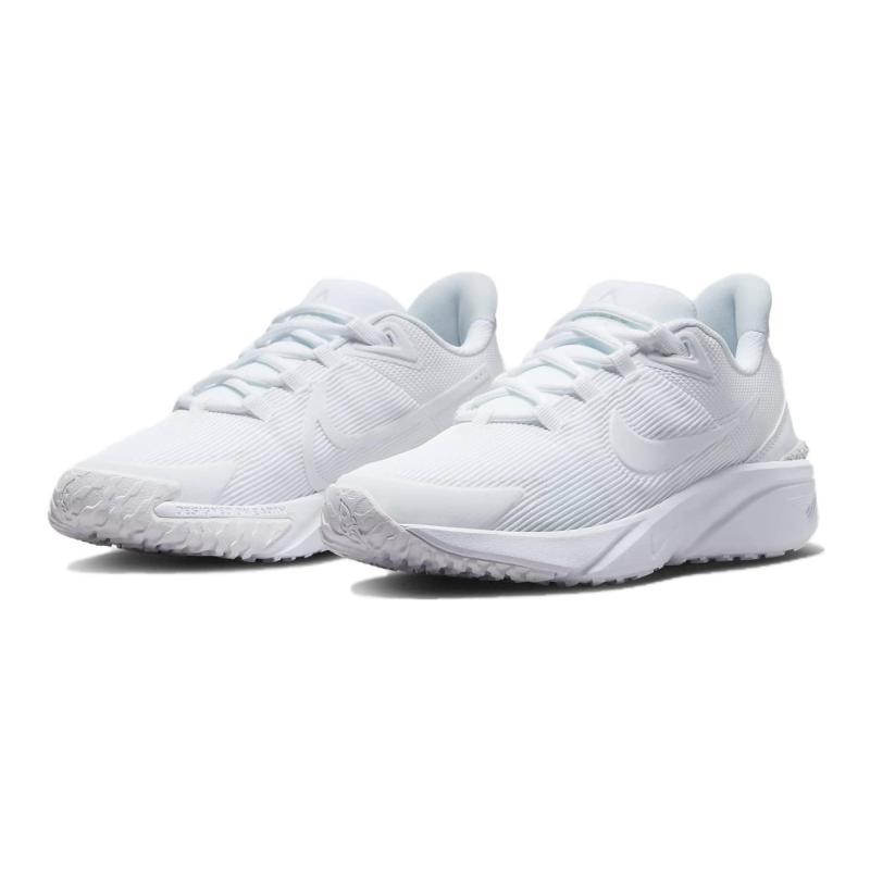Nike Кроссовки Star Runner 4 GS 'Triple White' DX7615-100